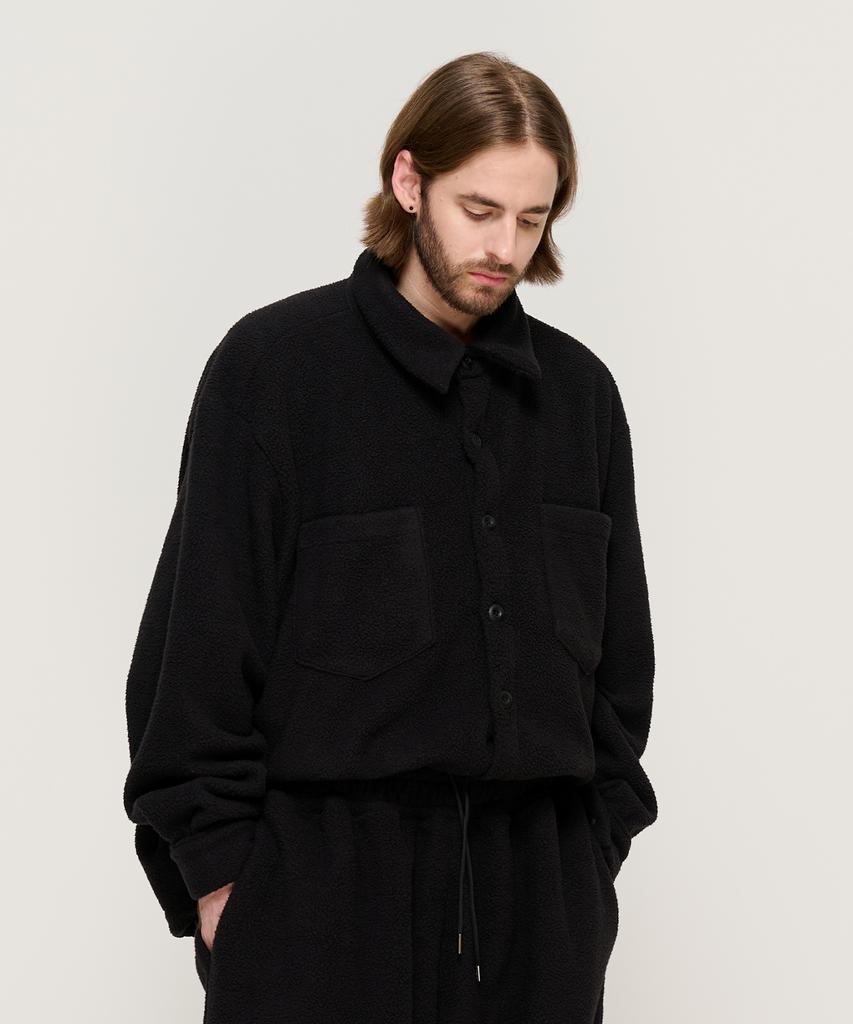 CARGOBROS Teddy Overfleece Shirt (Black)