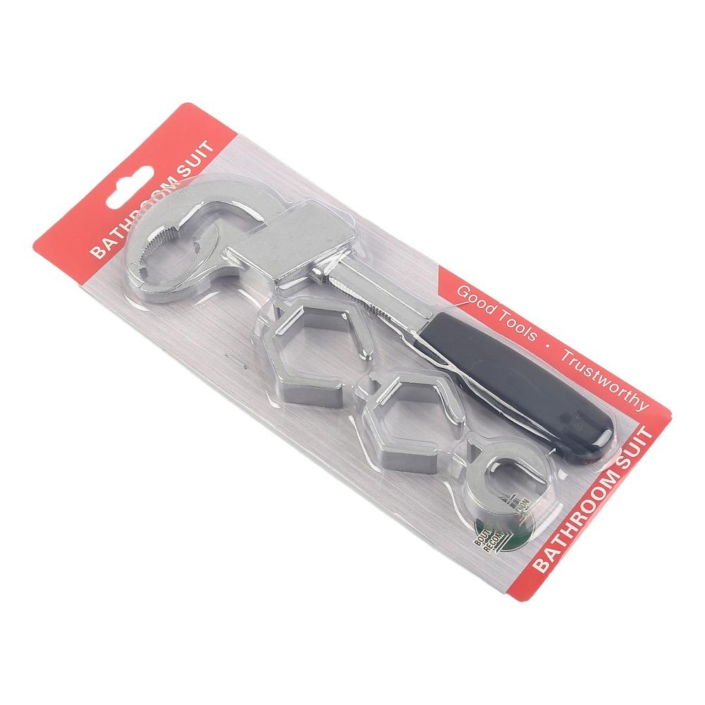 80mm Large Opening Adjustable Faucet Wrench Sink Plumbers Wrench Bathroom Plumbing Faucet