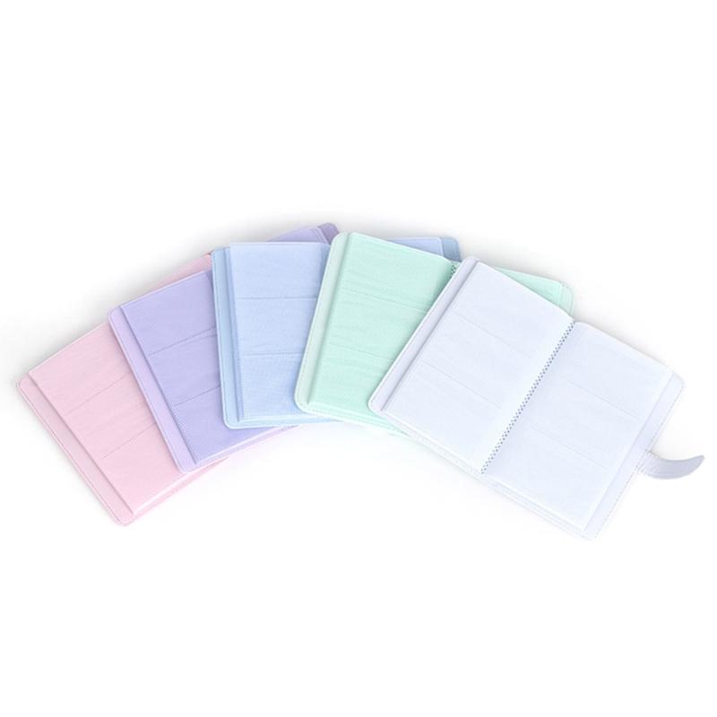 108 карманов 3-дюймовый мини-фотоальбом портативный 3-дюймовый держатель для фотокарт многоцелевой мини-контейнер для карт для путешествий на открытом воздухе кемпинга