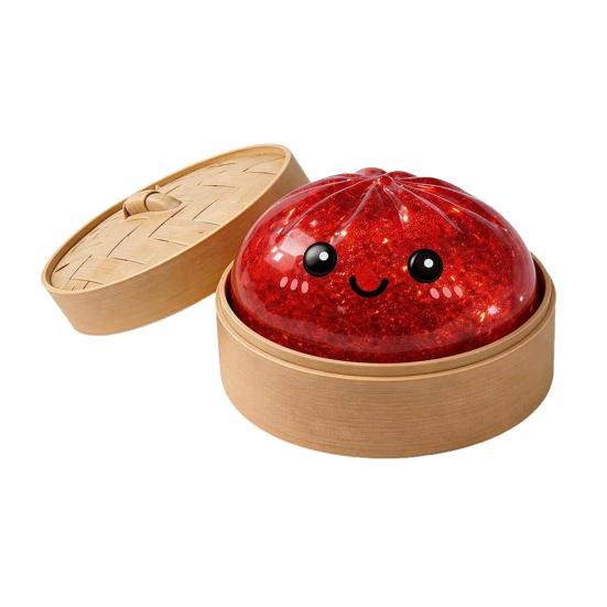 Steamed Bun Squeeze Toy, Cute Dumpling Stress Relief Ball, Slow Rising Decompression Toy for Desk, Kawaii Fidget Gift