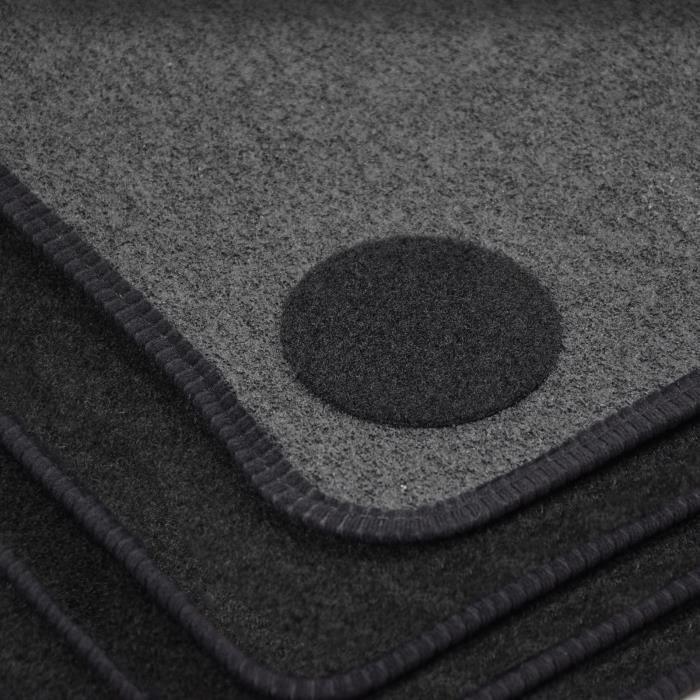 Tapis De Sol - BMW - 5 G30 G31 - Velours Noir - 4 Pièces - Ajustement Précis