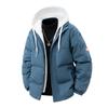Men Parkas Thick Warm Winter Jacket Hooded Quilted Jacket Loose Fashion Casual Cotton-Padded Puffer Coat Autumn Winter Outwear