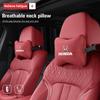 TQDX8 1Pcs Car Breathable Ice Silk Headrest Auto Neck Support Pillow For Honda Civic Accord Crosstour Spirior Odyssey Avancier UR-V