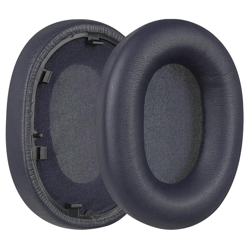 Geekria Ear Pads QuickFit Compatible Pads Compatible with Sony WH1000XM5 Headphones Pads Cups WH-1000XM5, Ear/Ear (Protein Leather/Blue)