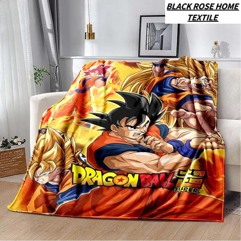 Fashion Art Print Comics D-Dragons B-Balls Blanket Bedroom Sofa Bed Sheet Outdoor Car Travel Hotel Portable Plush Cover Blanket