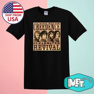 Creedence Clearwater Revival CCR Мужская Черная Размер S-5XL
