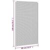 VidaXL Moustiquaire magnétique pour fenêtres blanc 80x140 cm 153847