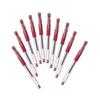 Mitsubishi Pencil Gel Ballpoint Bordeaux Pen, Uni-ball Signo, 0.38mm, Black, 10-Piece Set, UM151.60