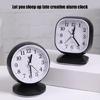 Noiseless Alarm Clock with No Ticking Designs Suitable for Students and Professional Quiet Movement Analog Table Clock
