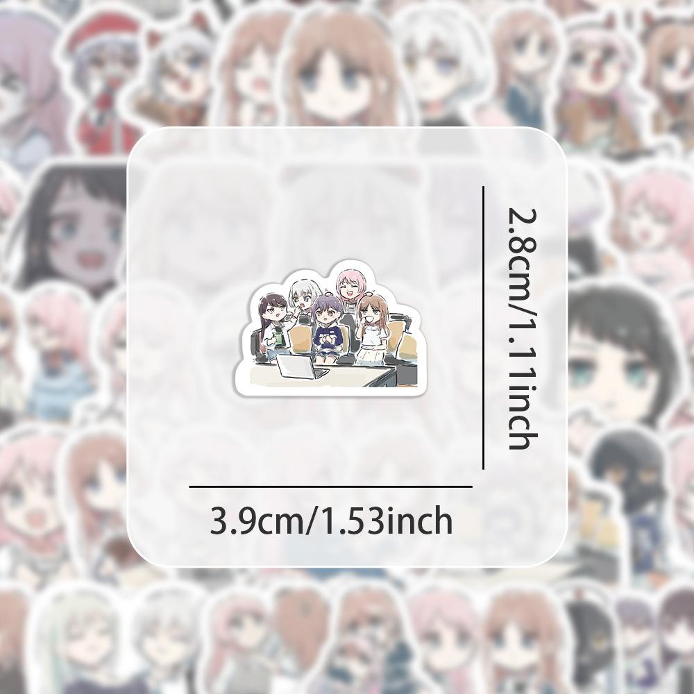 1050 100 шт. Bang Dream! Mygo Мультяшные Милые Забавные Наклейки-Зарисовки Декоративные Наклейки для Стакана Воды, Блокнота, Чемодана, Наклейки-Игрушки