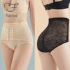 Женское нижнее белье для похудения, кружевные дышащие корректирующие брюки, тренажер для талии, корректирующее белье, трусики с пряжкой, корректирующее белье