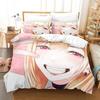 3D-принт аниме Kawaii Marin Kitagawa Комплект постельного белья Single Twin Full Queen King Size Комплект постельного белья Adult Kid Bedroom Наборы пододеяльников