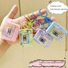 With Music Recording Music Box Pendant Recordable Retro Tape Recorder Keychain   Small Gift