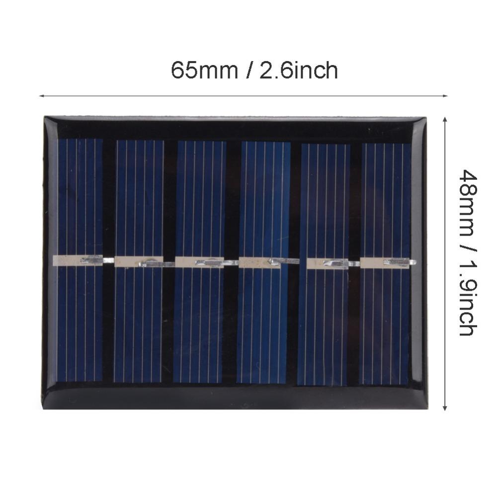 4 Pcs 65x48mm Solar Power Charging Panel Polycrystalline Silicon DIY Solar Panel  DIY Projects