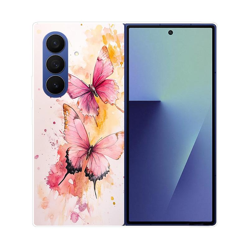 Чехол для Samsung Galaxy Z Fold 7 Мраморный Жесткий ПК Задняя Крышка Для Samsung Galaxy Z Fold7 ZFOLD7 Полностью Защитный Корпус Телефона