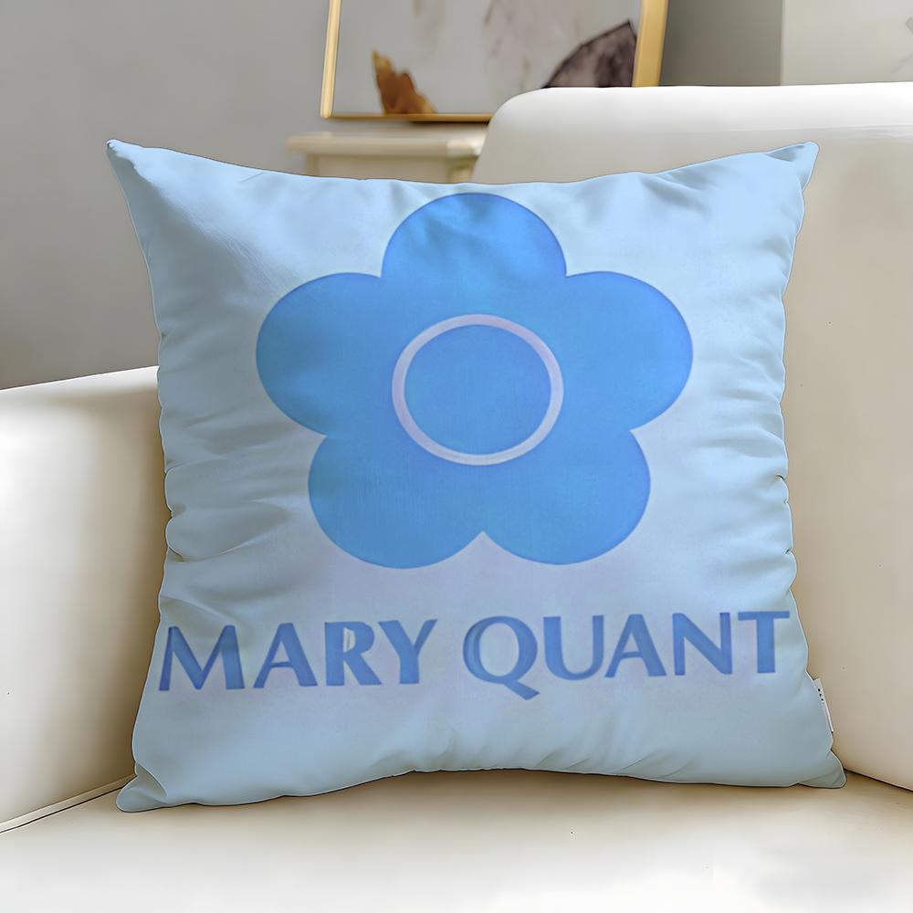 classic fashion designer Mary Quant Cushion Cover Soft  EasyWash Pillow Case  Versatile for Couch Bed Travel and Office
