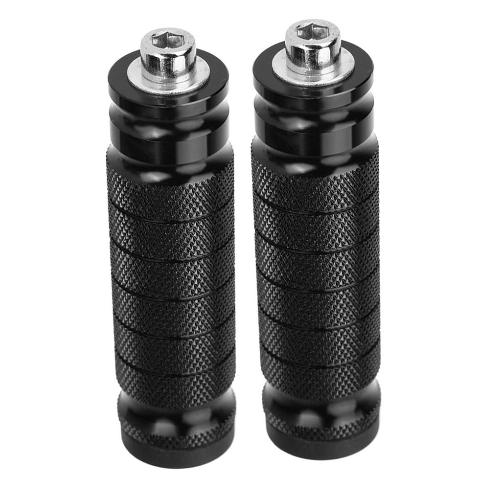 2pcs Motorcycle Rear Footrests Universal M8 Non Slip Foot Rest Pegs Pedals