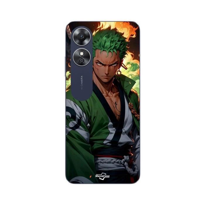 Case - Maniacase - Oppo A17 - One Piece Zoro - 3D Art - Flexible