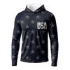 Мужская футболка с длинным рукавом, быстросохнущая, с принтом, для летнего бега и