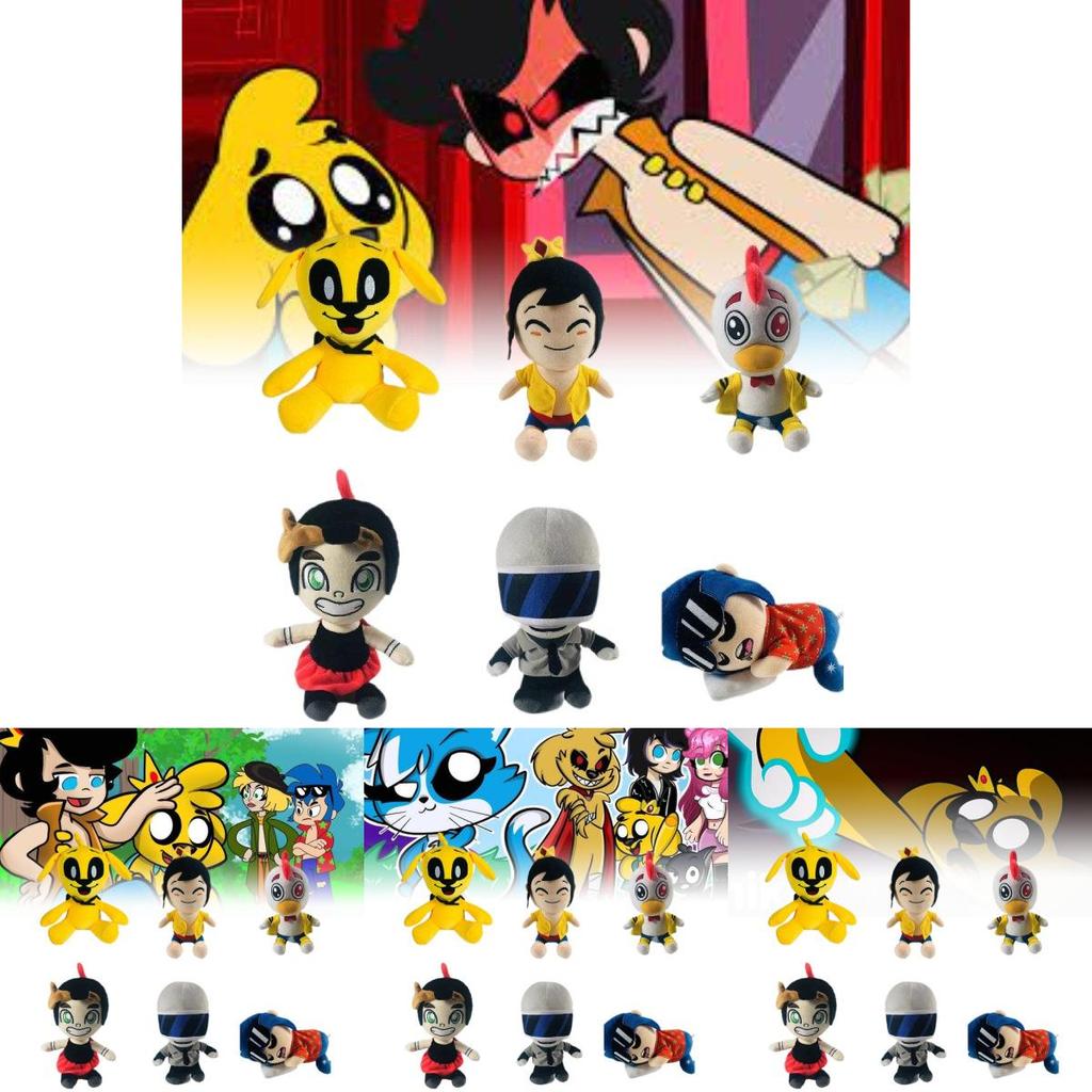 Очаровательная плюшевая игрушка Маска Желтого Пса Майккрека 25 см Мягкая и Удобная для Детей