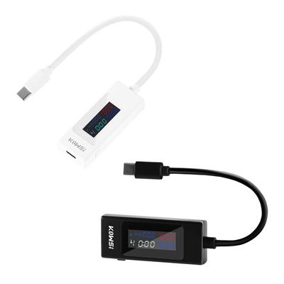 USB-C тестер измеритель мощности 4-30 В 0-6,5 А тестер напряжения и тока измеритель емкости USB рабочее время амперметр вольтметр прочный
