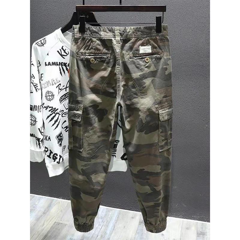 Модный мужской камуфляжный комбинезон Nine-Point - весна/лето 2023 г. в корейском стиле