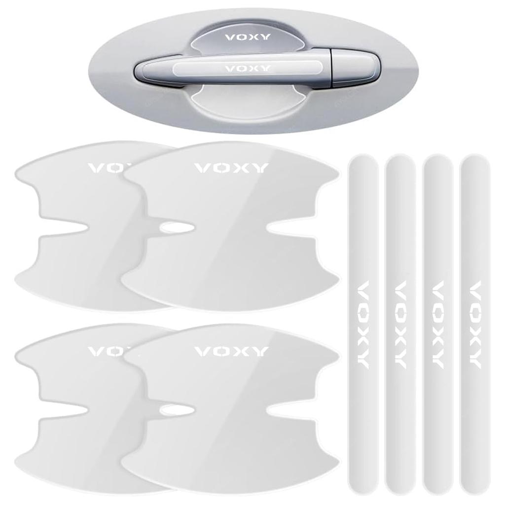 Door Handle Protectors for the Entire Voxy Car Door Handle Scratch Exterior Easy Dedicated Set of 8 Voxy Series, Parts, Protection, Prevention, Parts,