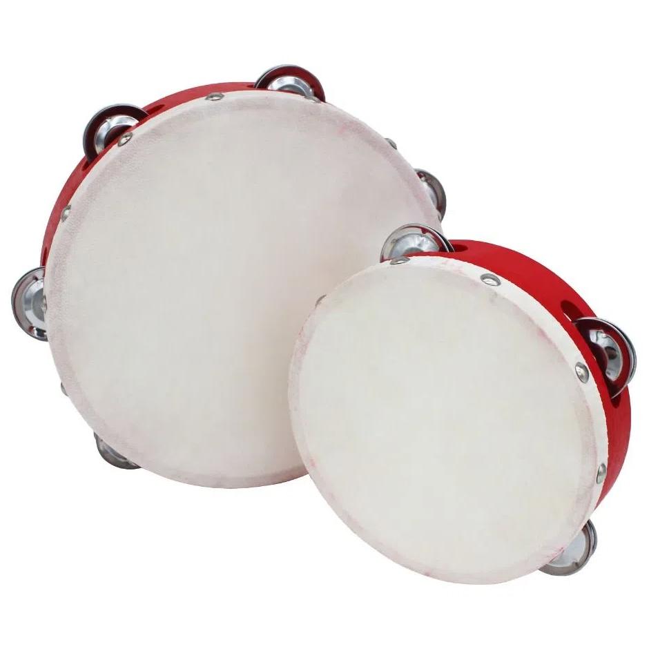Dancing Toys Tambourines Musical Instrument 4/6/7/8/9/10in Percussion Drum Kids Games