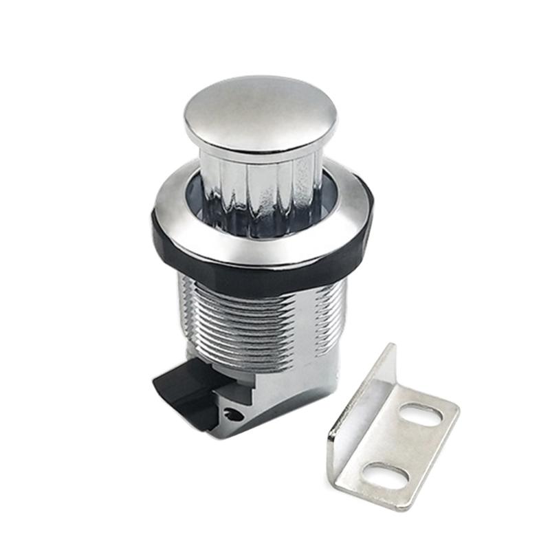 Push Lock Campers Accessories Furniture Hardware Button Locks Drawer Latches Lock