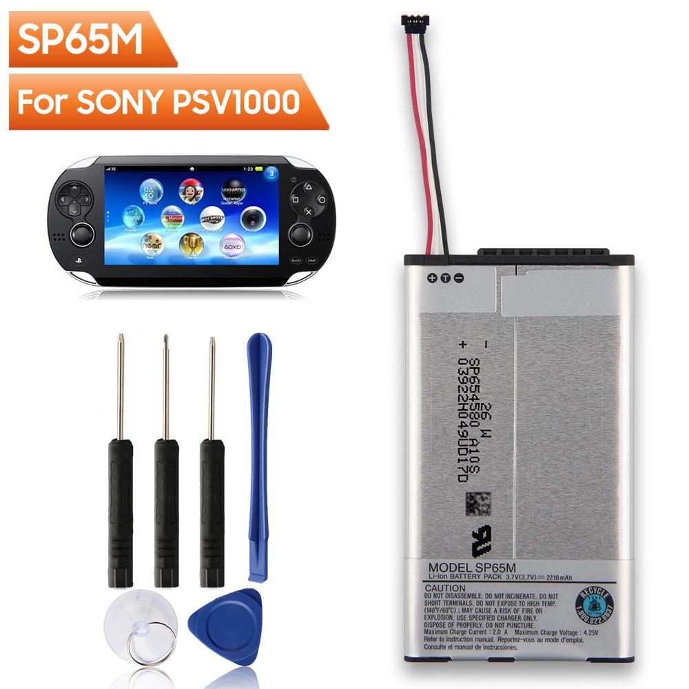 Сменная батарея для SONY PSV1000 PCH-1001 PCH-1101 PSV VITA PSVITA 1000 SP65M перезаряжаемая батарея 2210 мАч