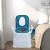 Mobile Toilet Bedside Commode Portable for Adults Chair Seat with Commode Detachable Armrest Toilet Adult Potty Elderly