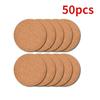 50/20 шт. Натуральный круглый деревянный срез для подстаканника, подставка для чая, кофе, кружки для напитков, держатель для DIY декора столовой посуды, прочная подкладка