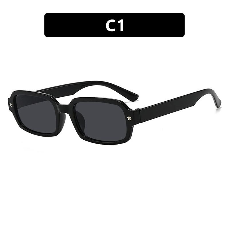 Classic Brand Designer  Luxury Small Frame Square Sunglasses Women For Men Vintage Punk Sun Glasses Popular Hip Hop Shades Uv