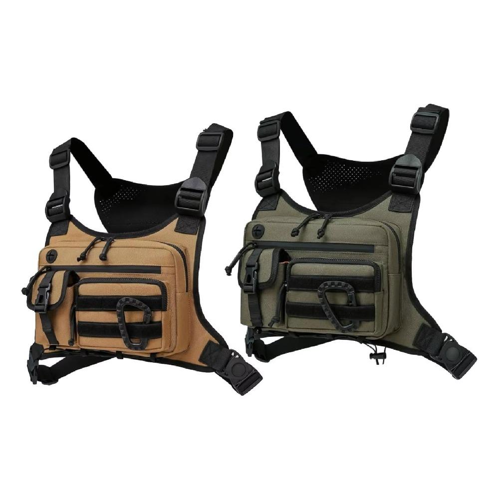 Adjustable Sports Vest Bag Multi-functional Outdoor Chest Bag Running Vest Bag  Outdoor