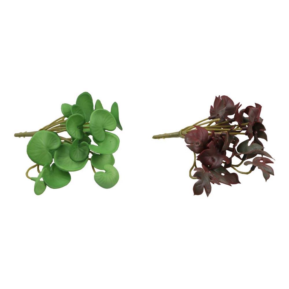 Handmade Artificial Copper Coin Grass Plants Soft Mini Bouquet Fake Ivy Leaf Leaves  Office