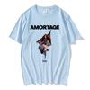 Уличная одежда Футболка корейской певицы JISOO AMORTAGE Ropa Hombre Футболки в стиле хип-хоп Повседневные мужские женские хлопковые футболки Модные футболки в стиле хип-хоп