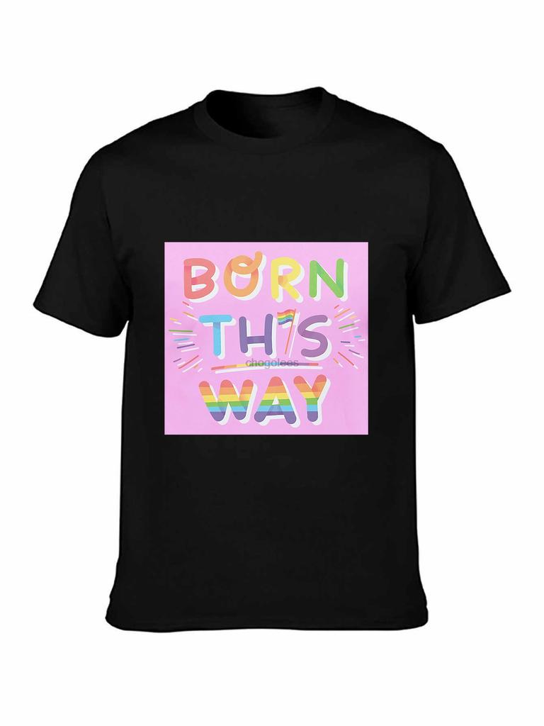 Born This Way Gay Pride T Shirt Proud LGBT Gift For Man Woman LGBTQ Proud Bi