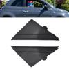 For FIAT 500 2012-2019 Molding Door Mirror Triangle Plate Cover Front Window A-pillar Triangle Matte Black 1SH17KX7AA 1SH16KX7AA