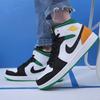 Jordan 1 Mid SE Белый Лазерный Оранжевый Счастливый Зеленый GS BQ6931-101