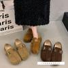 Две пары для носки и одна для педалирования Женская обувь Birkenstock вельветовая ретро на небольшой платформе