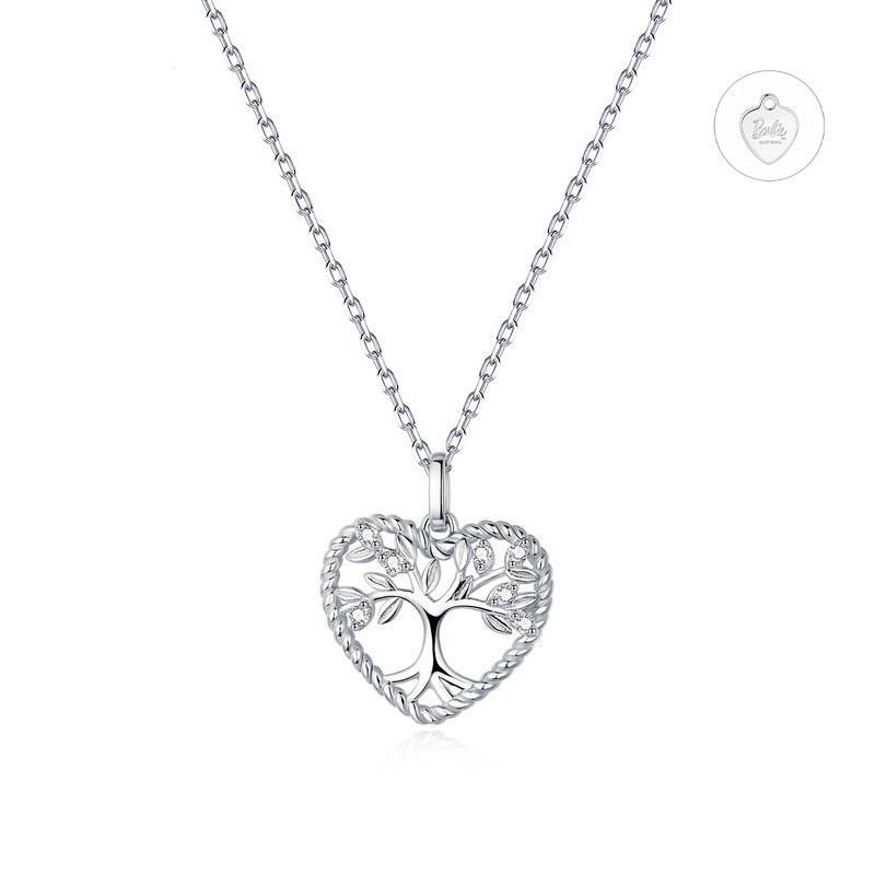 Barbie Original design tree of life love temperament high-end original ins style S925 silver necklace women's style ZJYXL-YS-120