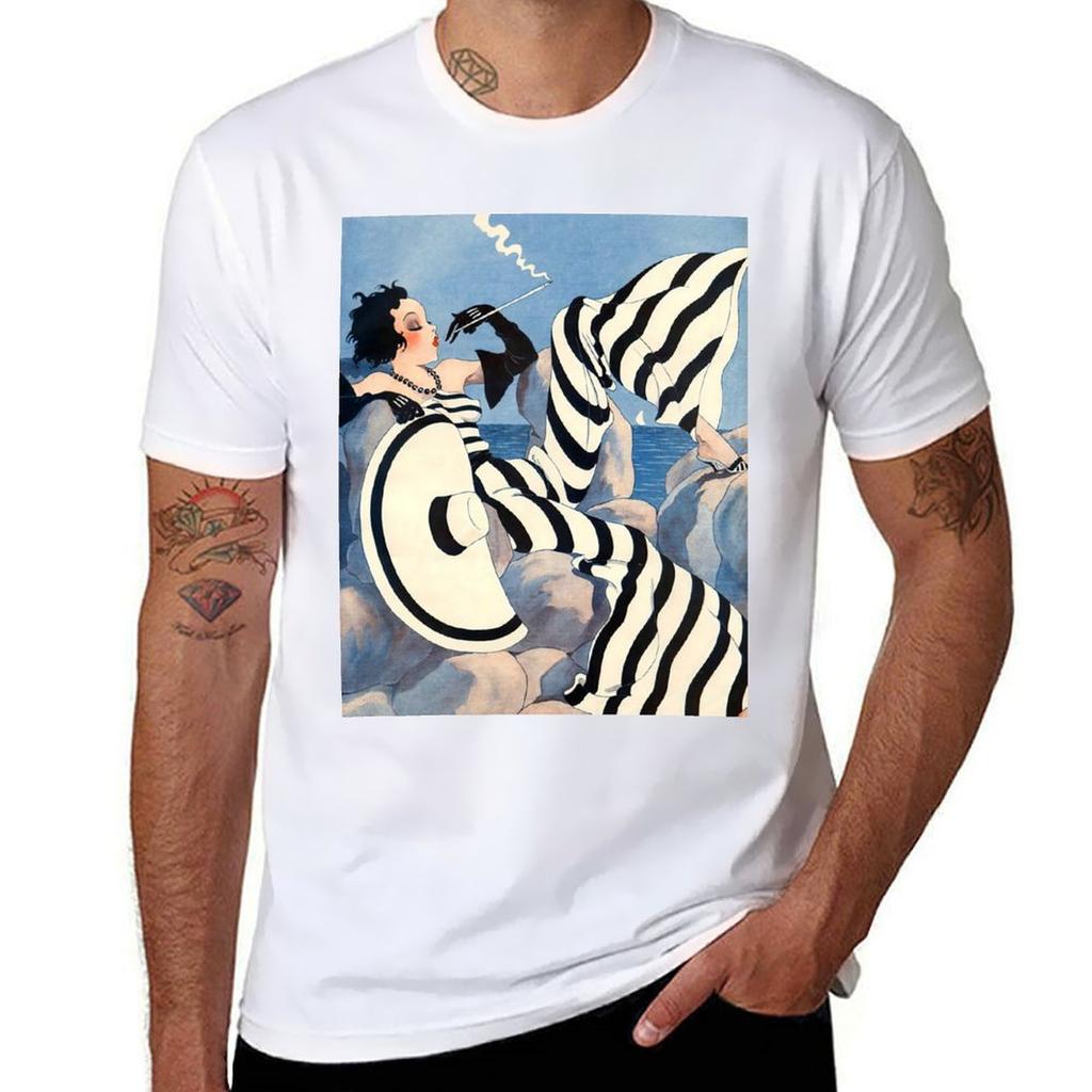 French Art Deco Woman Haute Couture Fashion T-shirt Anime Tshirt T Shirt For Man Essential T Shirt T-shirt
