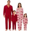 Family Matching Sets Pajamas, Loungewear Outfits,Family Matching Long Sleeve Tops+Pants Set