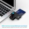 USB3.0 Card Reader for SDTF SIMs IDs IC Cards Fast Speed Compatibility with Win