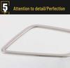 Stainless Steel Interior Protection Sticker for 19 Q3 Front Panel Air Outlet