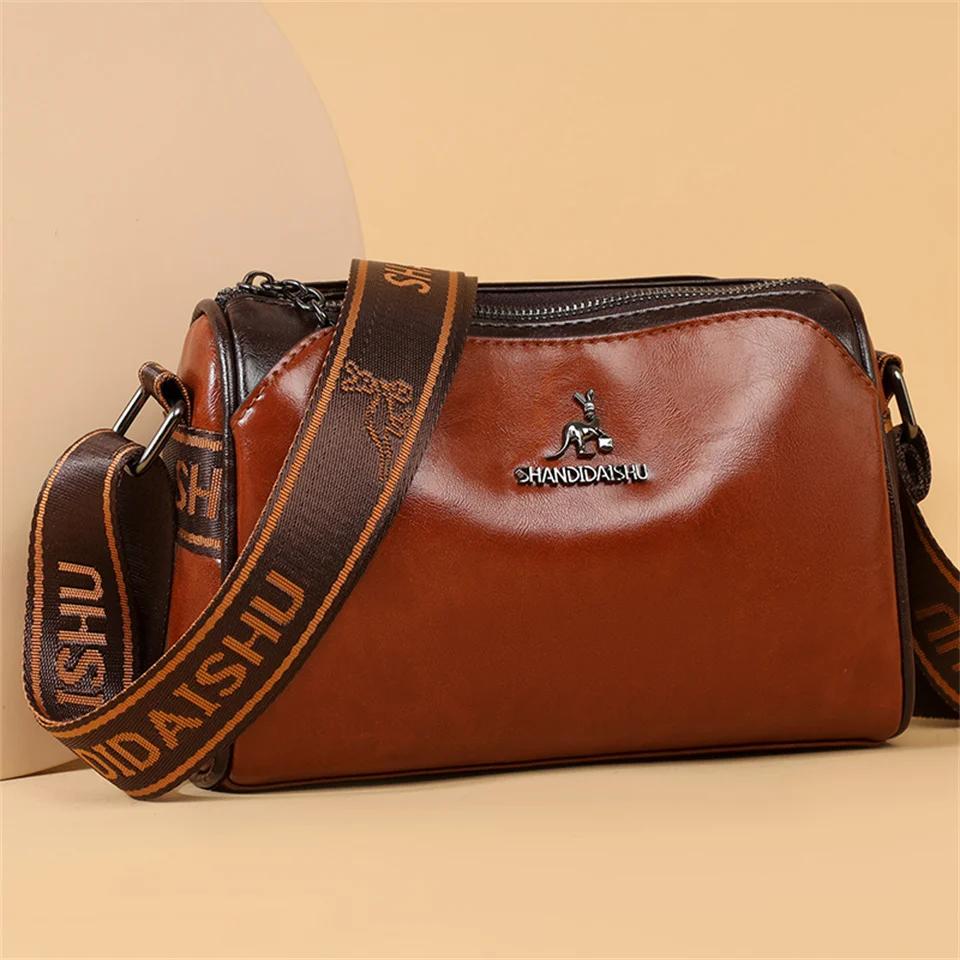 Новая высококачественная роскошная сумка через плечо для женщин, дизайнерские женские сумки, мягкая кожаная сумка-мессенджер