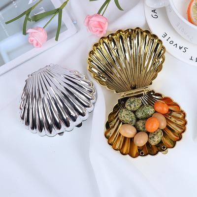 1шт Свадебные конфеты Подарки Пластиковая ракушка Коробка Подарочная вечеринка Креативное украшение