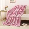 Blanket Glow In The Dark Non-fading Soft Comfortable Touch Star Pattern Pink Fleece Blanket Home Supplies