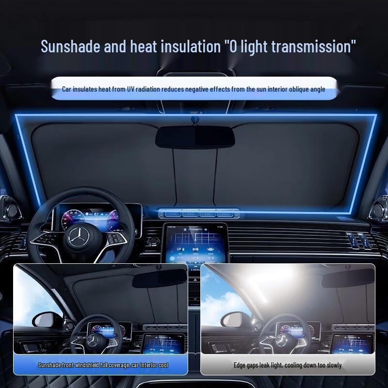 Автомобильный солнцезащитный козырек Peugeot: Теплоизолирующая шторка на лобовое стекло для 3008/208/408.