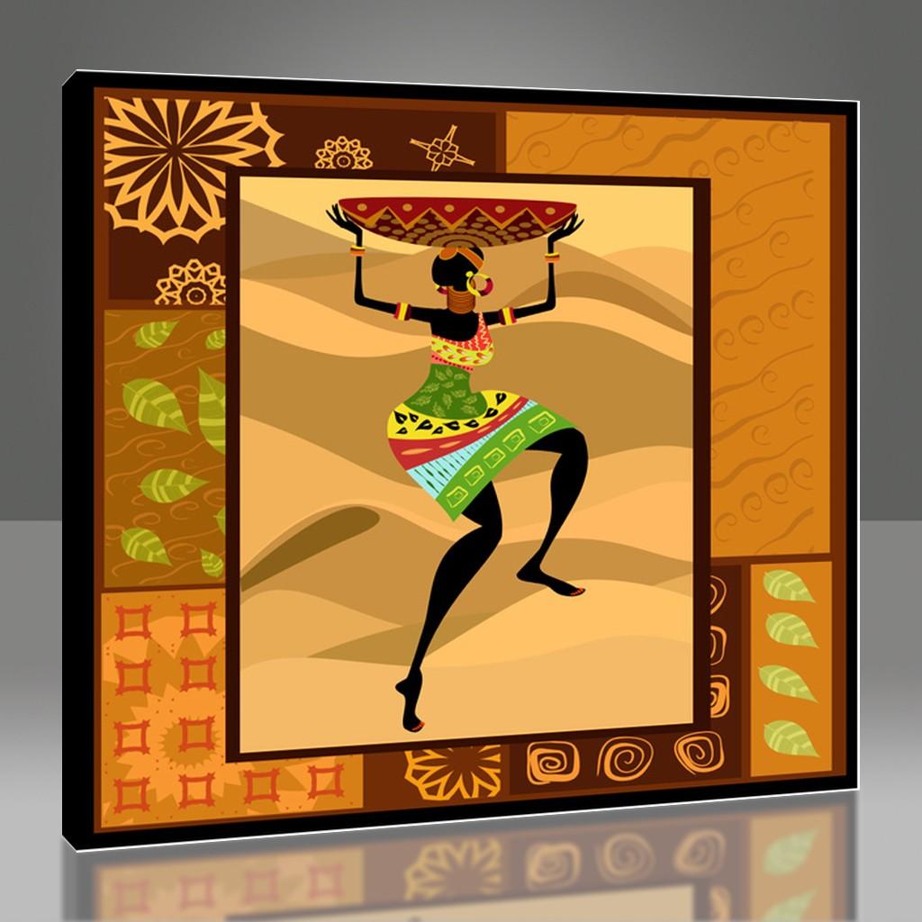 Afrikalı Kadın Tablo